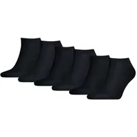 TOMMY HILFIGER Herren Sneaker Socken, 6er Pack - TH, Baumwolle, Uni, 39-49 Dunkelblau 39-42