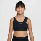 Nike Pro Swoosh Asymmetrical Mädchen schwarz - schwarz