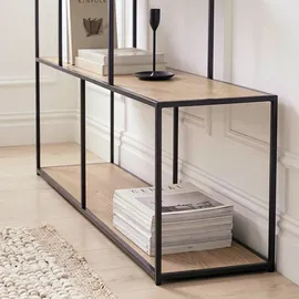 CaliCosy Bücherregal 30 x 11 x 157 cm Schwarz