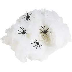 Amscan 999352 - Halloween - Spinnennetz (weiß)