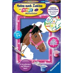 Ravensburger  CreArt 29607 - Pferd - Malen nach Zahlen Pfed für Kinder ab 7 Jahr...