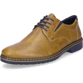 Rieker Herren Schnürschuh elegant Halbschuh extra weit Stretch 16505, Größe:44 EU, Farbe:Braun - Braun Größe 44