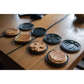 Lehmann Mini Waffeleisen 4-in-1 Mintgrün