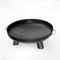 Czaja Feuerschalen® Feuerschale Coburg Ø 60 cm ohne Wasserablaufbohrung - Feuerschalen für den Garten, Terrasse und Balkon, Feuertonne und Feuerkorb, große Feuerstelle für den Garten