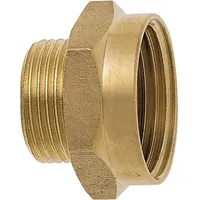 Geka Gewindenippel Messing Innengewinde 3/4 ′′ Außengewinde 1 ′′