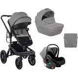 KIKKABOO Irene 3 in 1 Grau/Schwarz