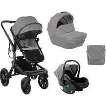 KIKKABOO Irene 3 in 1 Grau/Schwarz