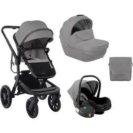 KIKKABOO Irene 3 in 1 Grau/Schwarz