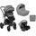 KIKKABOO Irene 3 in 1 Grau/Schwarz