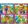 Ravensburger Kinderpuzzle 4x100 Teile - Nintendo Super Mario - Zeit für Mario!