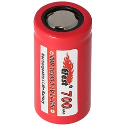 Efest IMR16340 700mAh 3,7V mit Pluspol flach Li-Ion-Akku 33,80x16,6mm beachten