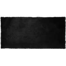 Beliani Zottelteppich EVREN Schwarz 80 x 150 cm