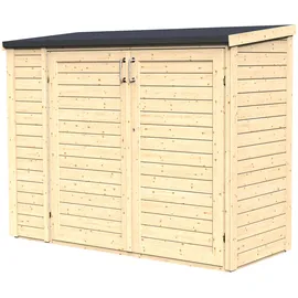 BERTILO Geräteschrank Multi 3 2,00 x 0,82 m Beige