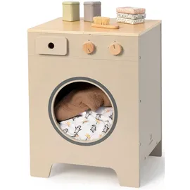 Musterkind MUSTERKIND® Kinder-Waschmaschine Mix & Match, warmgrau/natur grau