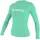 O'Neill Oneill Wetsuits Basic Skins Rash Guard Shirt, Light Aqua, L