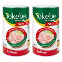 Yokebe Aktivkost Erdbeer Pulver 2 x 500 g