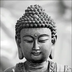 20 Servietten Papier 33x33cm 3-lagig - hochwertige Einweg Papierservietten Buddha Fotomotiv Zen-Stil Meditation Spiritualität Partyservietten Asia