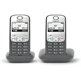 Gigaset AS485 Duo, schnurlose Telefone, Freisprecheinrichtung, Anrufübertragung, beleuchtete Tastatur, interne Anrufe zwischen den beiden Gängen, [Italien]