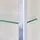 Spinder CUBIC Wandregal 46 x 13 x 167 cm Silber