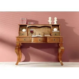 MASSIVMOEBEL24.DE Schreibtisch Akazie 130x60x112 honig lackiert OXFORD #0514