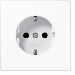 Jung Steckdose 1-fach alpinweiß glänzend UP IP20 LS 1520 WW