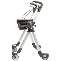 TOPRO Hestia Rollator für die Wohnung mit Aufstehhilfe silber