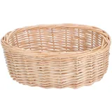 YARNOW Weidenkorb Zum Servieren Von Brot Brötchenkorb Aus Weide Für Snacks Und Obst Tragbarer Aufbewahrungskorb Für Küche Und Picknicks