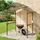 Outsunny Grillpavillon 2,4 x 1,5 m Schwarz/Braun