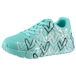 Sneaker »UNO LITE-METALLIC LOVE«, Keil,-Schnürschuh, Skech-Air Funktion, Größenschablone zum Download, Gr. 32, türkis-multi, , 18003407-32