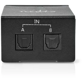Nedis ASWI2512BK - TosLink Switch 2-fach