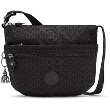 Kipling ARTO S Kleine Umhängetasche, Signature Emb (Schwarz)