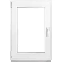 Framex Premium Kellerfenster - Kunststofffenster Weiß BxH 500 x 800 mm - Garagenfenster/Gartenhaus Fenster BxH 50 x 80 cm 2-fach Verglast - Din Links-Funktion Dreh Kipp Fenster-Alle Größen