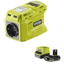 Ryobi RY18BI150B-0 - Wechselrichter 18V 2Ah - Leistung 150 W - Aufladefunktion