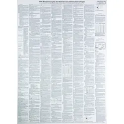 Dehn 700051 WuH-Schild VDE-Bestimmungen für den Betrieb von elektrischen Anlagen Ersatz für Art.Nr. 700020 WHS AH VDEB BEA WHSAHVDEBBEA