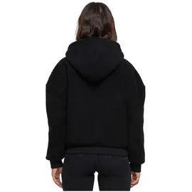 URBAN CLASSICS Zip-Kapuzenpullover in black | Gr.: L