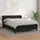vidaXL Boxspringbett 140 x 190 cm H2 Schwarz