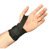 Matchu Sports Handgelenkstütze - Schwarz - Rechts - 88% Nylon - 12% Elasthan