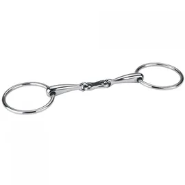 Kerbl Wassertrense doppelt gebrochen 12,5 cm Silber