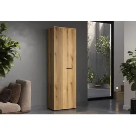 trendteam Garderobenschrank Amrum 60x36x196 cm braun