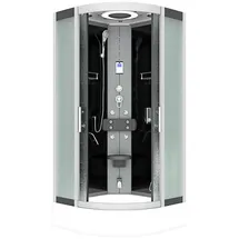 AcquaVapore Dampfdusche Duschkabine Sauna Dusche D58-53m2-ec 90x90 Cm Mit 2k Scheiben Versiegelung