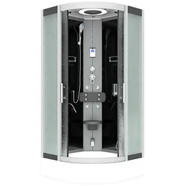 AcquaVapore Dampfdusche Duschkabine Sauna Dusche D58-53m2-ec 90x90 Cm Mit 2k Scheiben Versiegelung
