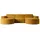 altdecor Ecksofa in U-Form Corner Sofa Bett Eckcouch Couch L-Form Wohnlandschaft Cauchsofa MARI-U1-299x165x78 cm Senfgelb
