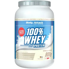 Body Attack 100% Whey Protein Vanilla Pulver 900 g