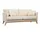 miliboo Couch Stoff 3-Sitzer Beige