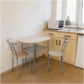 Hti-Living Tischgruppe San Remo Merit - Silber