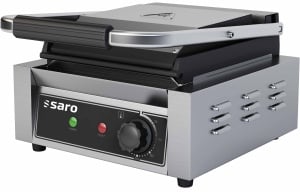 Saro Kontaktgrill PG 1, 230 V, Robuster Sandwichmaker mit Grillplatten aus Gusseisen, 1 Kontaktgrill