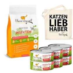 I love my cat Sparset Insektenprotein für Katzen 1,800 g 1800 g