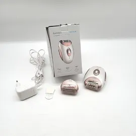 Cecotec Kabelloser Epilierer Bamba SkinCare Depil-action. Lithiumbatterie, 40 Minuten Akkulaufzeit, Wasserdicht, Austauschbare Köpfe, 2 Geschwindigkeitseinstellungen, Kabelloser Modus