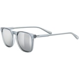 Uvex LGL 49 P - Sonnenbrille für Damen und Herren - polarisiert - verspiegelt - smoke mat