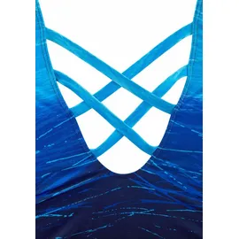 LASCANA Badeanzug Damen Blau 40 Cup C